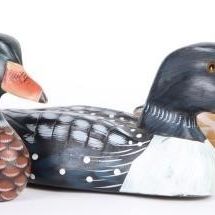 Sale Photo Thumbnail #427: HAND-PAINTED & CARVED WOODEN DECOY DUCKS