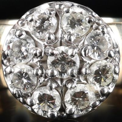 Sale Photo Thumbnail #326: 14K YELLOW GOLD NATURAL DIAMOND LADIES RING