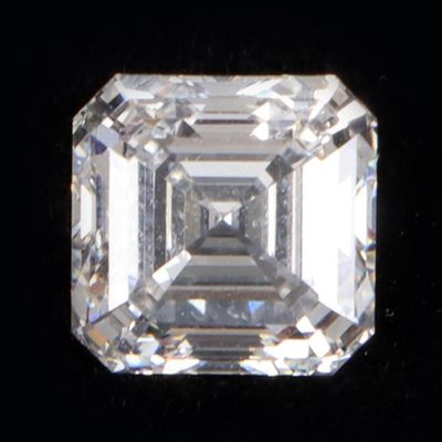 Sale Photo Thumbnail #100: 3.90CT VVS-2 SQUARE EMERALD CUT LAB DIAMOND W/ IGI