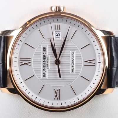 Sale Photo Thumbnail #99: BAUME & MERCIER CLASSIMA 18K ROSE GOLD AUTO. WATCH