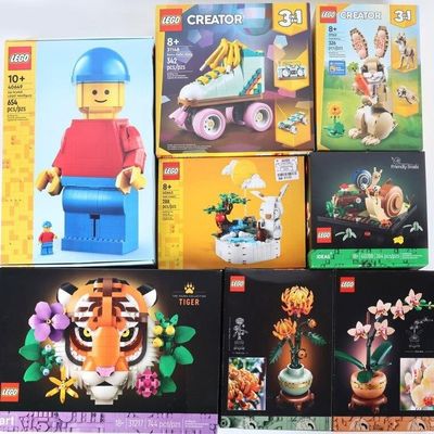 Sale Photo Thumbnail #122: SEALED LEGOS UPSCALED MINIFIG FAUNA TIGER FLOWER 8