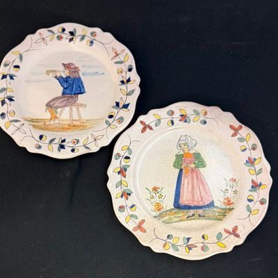 Sale Photo Thumbnail #218: 2 Malicorne Plates