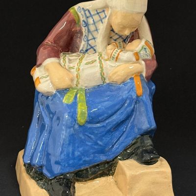 Rare HenRiot Quimper Figural