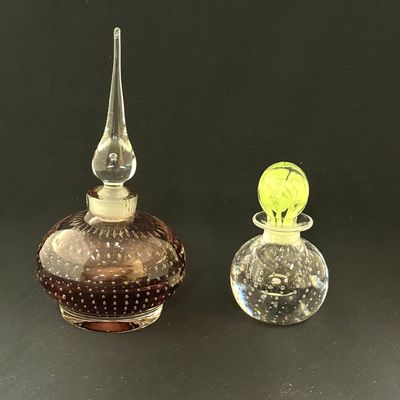 Sale Photo Thumbnail #516: Two Pairpoint Perfume Bottles