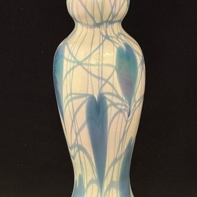 Sale Photo Thumbnail #402: Imperial Free Hand Iridescent Vase