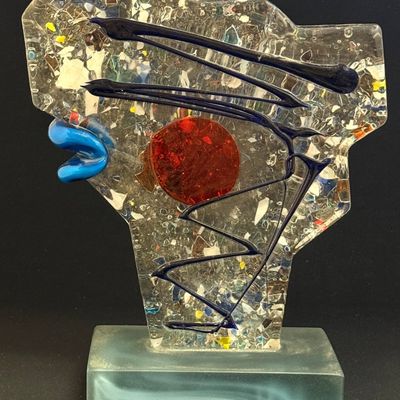 Sale Photo Thumbnail #579: Murano Clown Sculpture