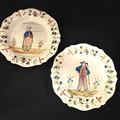 Sale Photo Thumbnail #105: 2 Malicorne Plates
