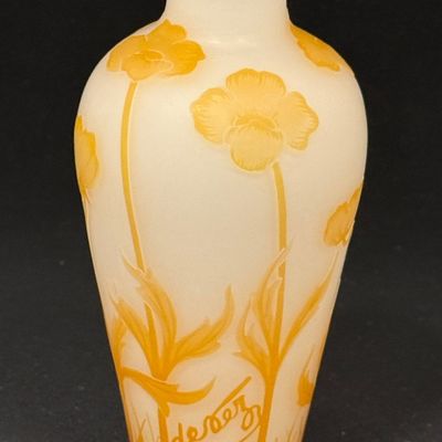 Sale Photo Thumbnail #430: Devez French Cameo Glass Vase