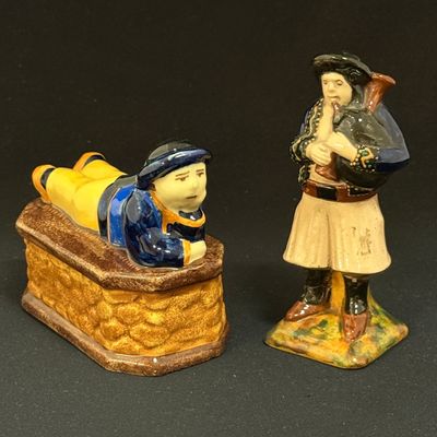 2 Quimper Breton Figurals