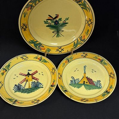 Sale Photo Thumbnail #207: 3 HB Quimper Items