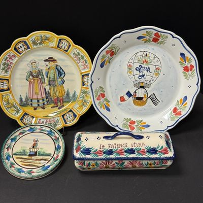 4 Quimper Items