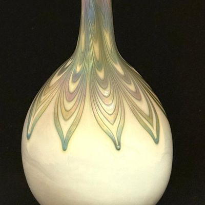 Sale Photo Thumbnail #643: Charles Lotton Bottle Form Vase