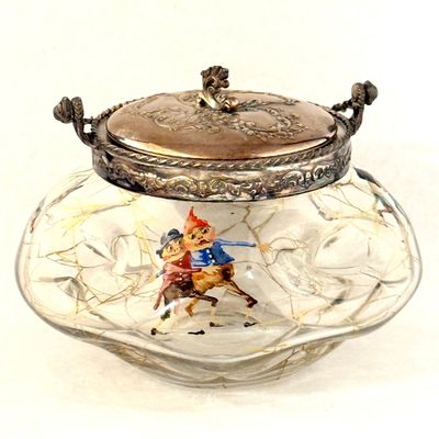 Sale Photo Thumbnail #458: Palmer Cox Brownie Biscuit Jar