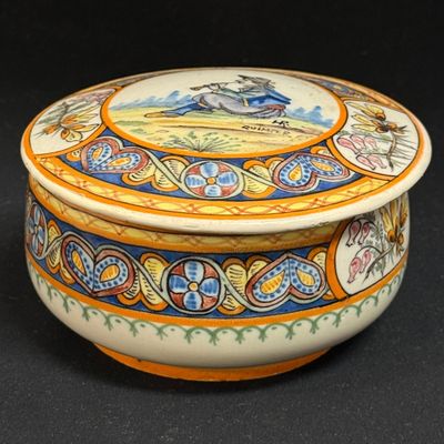 Sale Photo Thumbnail #169: HR Quimper Lidded Bon-Bon