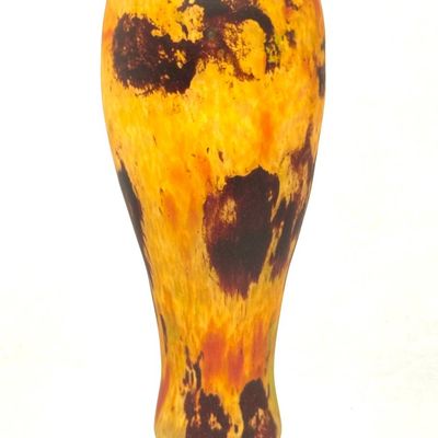 Sale Photo Thumbnail #435: Schneider Mottled Glass Vase