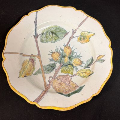 Sale Photo Thumbnail #146: Porquier Beau Botanical Plate