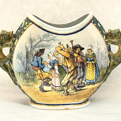 Sale Photo Thumbnail #112: Porquier Beau Moon Vase