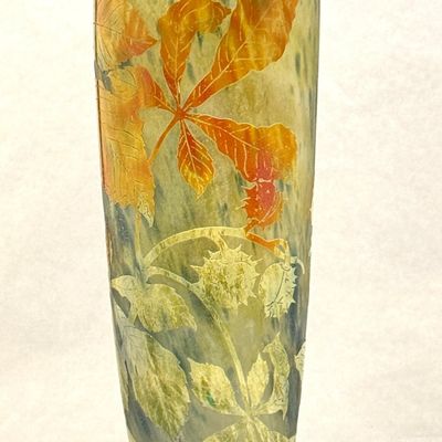 Sale Photo Thumbnail #396: Large Daum Cameo Vase