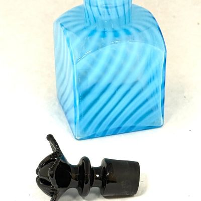 Sale Photo Thumbnail #304: Fenton Blue Opalescent Cologne
