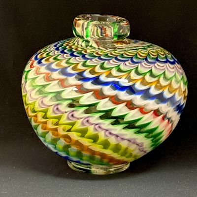 Sale Photo Thumbnail #612: Darren Goodman Art Glass Vase