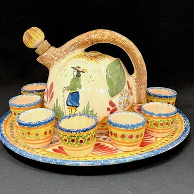 HenRiot Quimper Cider Set