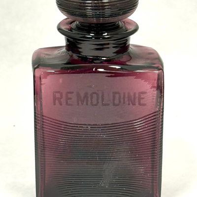 Sale Photo Thumbnail #280: Steuben Purple Bath Bottle