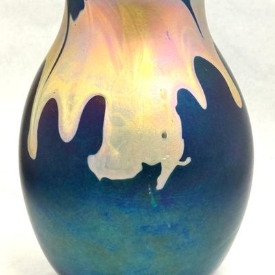 Sale Photo Thumbnail #497: Large Charles Lotton Early Vase