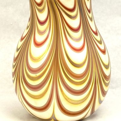 Sale Photo Thumbnail #489: Charles Lotton Drag Loop Vase