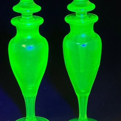Sale Photo Thumbnail #306: 2 Fenton Vaseline Perfumes