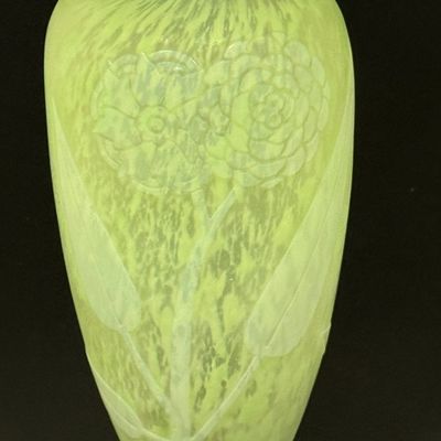 Sale Photo Thumbnail #376: Rare Steuben Cintra ACB Vase