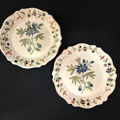 Sale Photo Thumbnail #102: Pair of PBx Malicorne Deep Plates