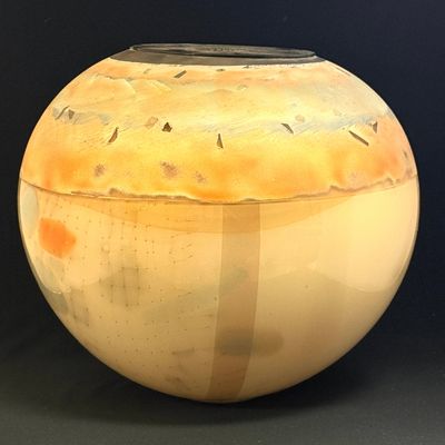 Sale Photo Thumbnail #555: Large Palusky Art Glass Orb