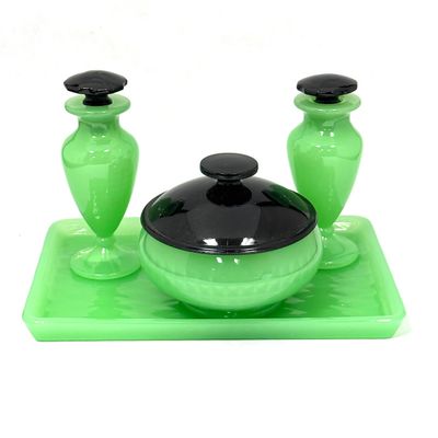 Sale Photo Thumbnail #315: Fenton Jade Bath Set