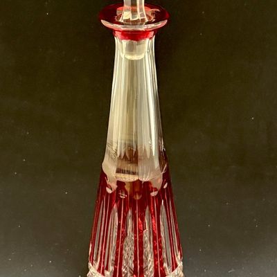 Sale Photo Thumbnail #400: St Louis Cut to Clear Bottle