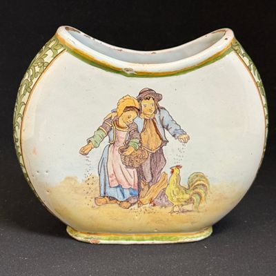 Porquier Beau Moon Vase