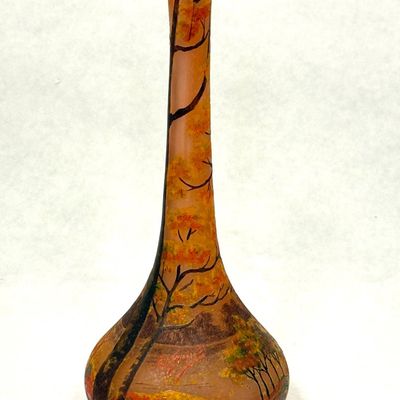 Sale Photo Thumbnail #432: Rare Richard Scenic Cameo Vase