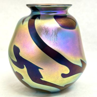 Sale Photo Thumbnail #491: Charles Lotton Ovoid Vase
