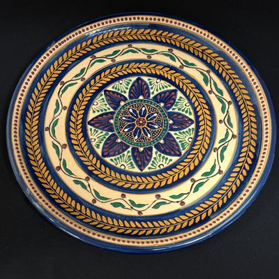 Sale Photo Thumbnail #118: HB Quimper Round Broderie Tray