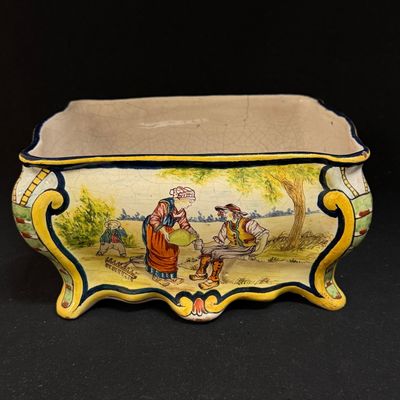 Sale Photo Thumbnail #201: Malicorne Footed Jardiniere