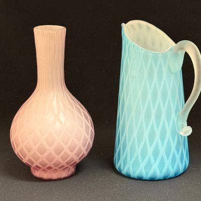 Sale Photo Thumbnail #448: Two MOP DQ Glass Items