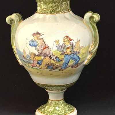 Sale Photo Thumbnail #143: Porquier Beau Footed Vase