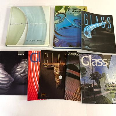 Sale Photo Thumbnail #571: 8 Publications on Modern Glass