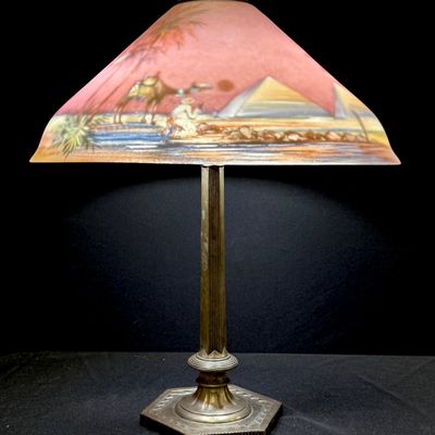 Sale Photo Thumbnail #411: Pairpoint Garden of Allah Lamp