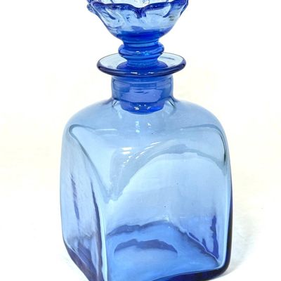 Sale Photo Thumbnail #275: Steuben Flemish Blue Bottle