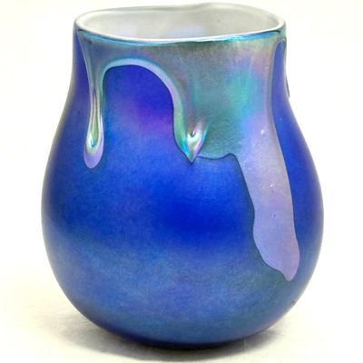 Sale Photo Thumbnail #637: Early Charles Lotton Lava Vase