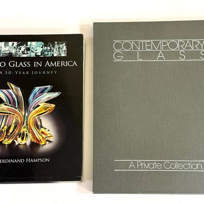 Sale Photo Thumbnail #570: Two Studio Glass Books