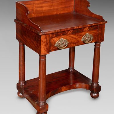 Sale Photo Thumbnail #147: American Empire Mahogany Wash Stand