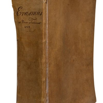 Sale Photo Thumbnail #165: Desiderius Erasmus (Dutch, 1466-1536) 'Paraphrases of the New Testament' Dutch 1660 Edition