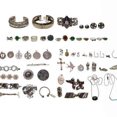 Sale Photo Thumbnail #376: Sterling Silver Jewelry Assortment