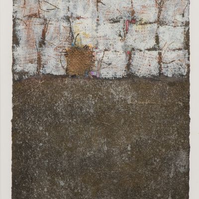 Effie Gereny (American, b.1940) 'Square Off' Mixed Media